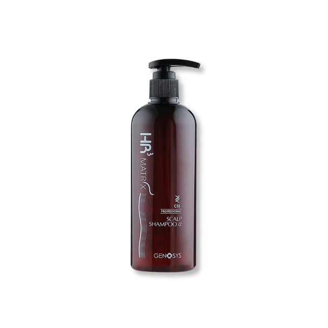 GENOSYS HR3 MATRIX Scalp Shampoo revitalizujúci šampón na sebum, svrbenie a hĺbkové čistenie pokožky hlavy