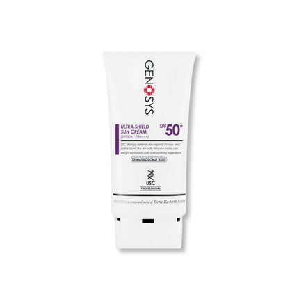 GENOSYS Ultra Shield Sun Cream SPF50 hydratačný opaľovací krém s antioxidantmi a ceramidmi pre dennú UV ochranu