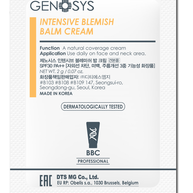 BLEMISH BALM CREAM (BBC), SAMPLE 2g